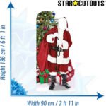 Father Christmas Lifesize Stand-In Cardboard Cutout / Standee - Image 3