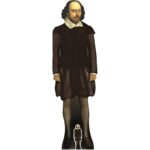 William Shakespeare (English Playwright & Poet) Lifesize + Mini Cardboard Cutout / Standee