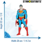 Superman 'Comic Art' (DC Comics) Official Mini Cardboard Cutout / Standee - Image 3