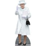 Queen Elizabeth II 'Waving' (British Royal Family) Lifesize Cardboard Cutout / Standee