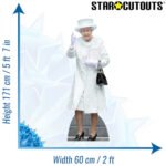 Queen Elizabeth II 'Waving' (British Royal Family) Lifesize Cardboard Cutout / Standee - Image 3