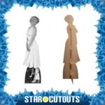 Marilyn Monroe 'Cocktail Dress' Black & White (American Actress) Official Lifesize + Mini Cardboard Cutout / Standee - Image 2