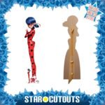 Ladybug (Miraculous: Tales of Ladybug & Cat Noir) Official Lifesize + Mini Cardboard Cutout / Standee - Image 2