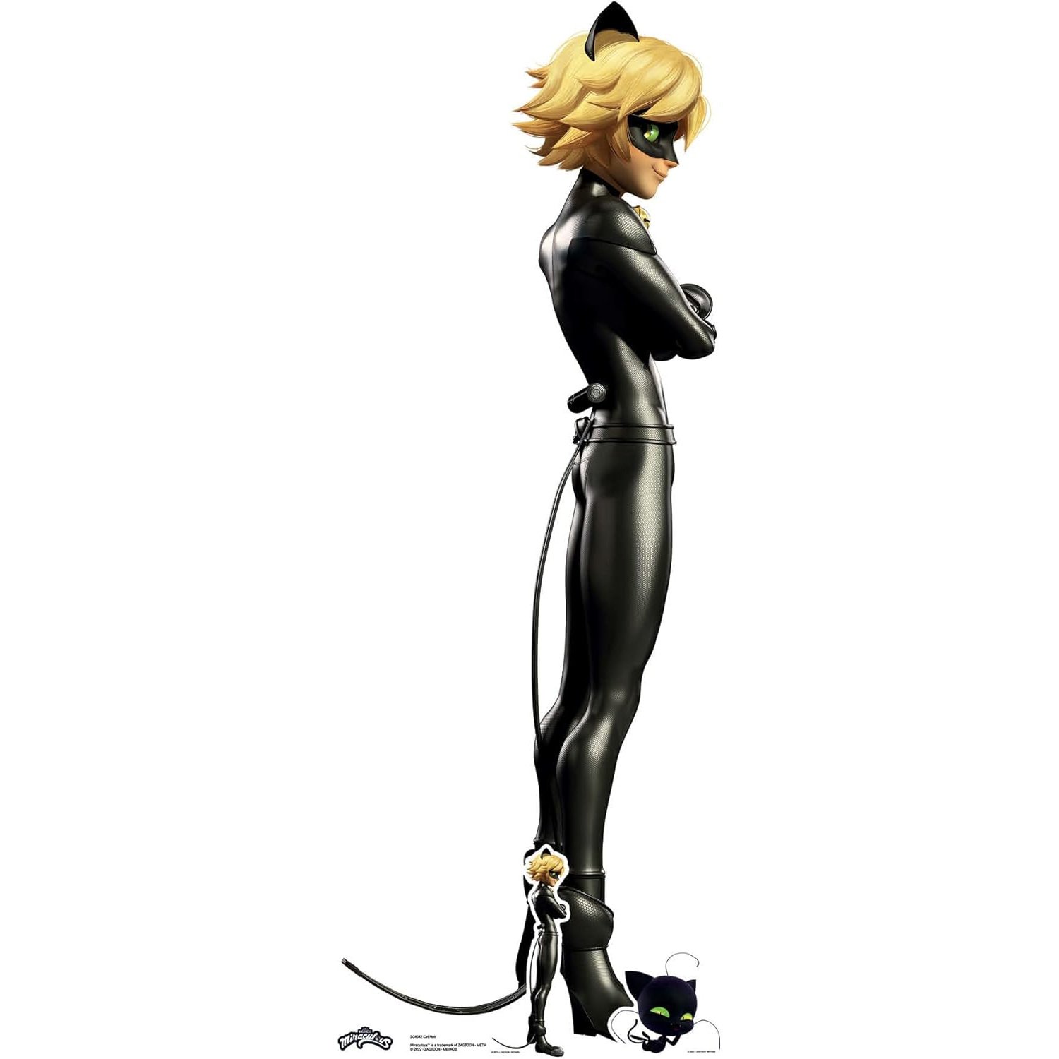 SC4042 Cat Noir (Miraculous Tales of Ladybug & Cat Noir) Official Lifesize + Mini Cardboard Cutout Standee Cat Noir (Miraculous: Tales of Ladybug & Cat Noir) Official Lifesize + Mini Cardboard Cutout / Standee - Image 1