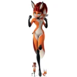 Rena Rouge (Miraculous: Tales of Ladybug & Cat Noir) Official Lifesize + Mini Cardboard Cutout / Standee