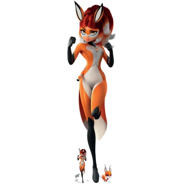 Rena Rouge (Miraculous: Tales of Ladybug & Cat Noir) Official Lifesize + Mini Cardboard Cutout / Standee