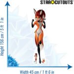 Rena Rouge (Miraculous: Tales of Ladybug & Cat Noir) Official Lifesize + Mini Cardboard Cutout / Standee - Image 3
