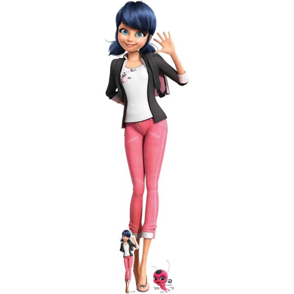 Marinette Dupain-Cheng (Miraculous: Tales of Ladybug & Cat Noir) Official Lifesize + Mini Cardboard Cutout / Standee