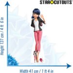 Marinette Dupain-Cheng (Miraculous: Tales of Ladybug & Cat Noir) Official Lifesize + Mini Cardboard Cutout / Standee - Image 3