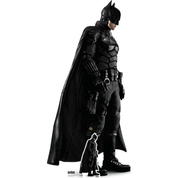 The Batman 'Robert Pattinson' (The Batman 2022) Official Lifesize + Mini Cardboard Cutout / Standee