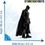 The Batman 'Robert Pattinson' (The Batman 2022) Official Lifesize + Mini Cardboard Cutout / Standee - Image 3