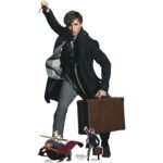 Newt Scamander (Fantastic Beasts: The Secrets of Dumbledore) Official Lifesize + Mini Cardboard Cutout / Standee