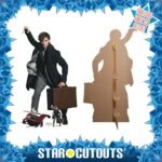 Newt Scamander (Fantastic Beasts: The Secrets of Dumbledore) Official Lifesize + Mini Cardboard Cutout / Standee - Image 2