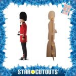 Buckingham Palace Guard 'Facing Left' (King's Guard) Lifesize + Mini Cardboard Cutout / Standee - Image 2