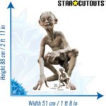 Gollum (The Lord of the Rings) Official Lifesize + Mini Cardboard Cutout / Standee - Image 3