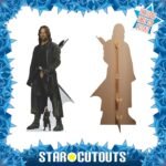 Aragorn (The Lord of the Rings) Official Lifesize + Mini Cardboard Cutout / Standee - Image 2