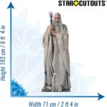Saruman (The Lord of the Rings) Official Lifesize + Mini Cardboard Cutout / Standee - Image 3