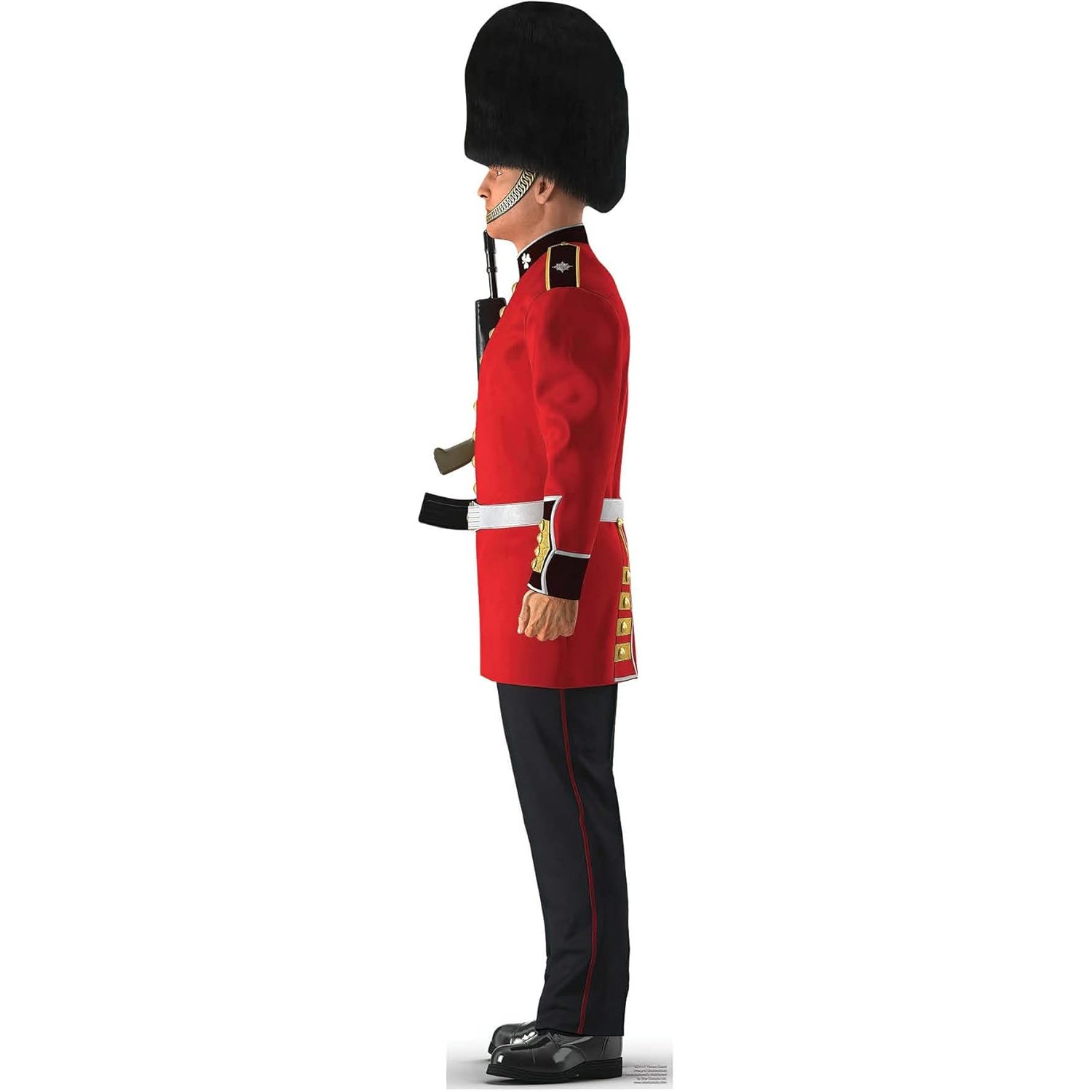 SC4141 Buckingham Palace Guard 'Facing Left' (King's Guard) Mini Cardboard Cutout Standee Buckingham Palace Guard 'Facing Left' (King's Guard) Mini Cardboard Cutout / Standee - Image 1