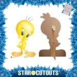 Tweety Pie '80 Year Anniversary' (Looney Tunes) Official Large + Mini Cardboard Cutout / Standee - Image 2