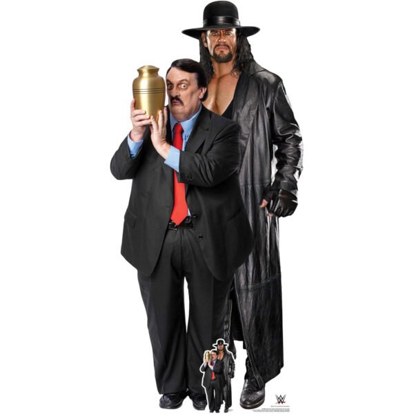 The Undertaker & Paul Bearer (WWE) Official Lifesize + Mini Cardboard Cutout / Standee