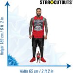 Jey Uso 'Joshua Samuel Fatu' (WWE) Official Lifesize + Mini Cardboard Cutout / Standee - Image 3