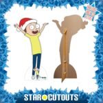Morty Smith 'Happy Christmas' (Rick And Morty) Official Lifesize + Mini Cardboard Cutout / Standee - Image 2