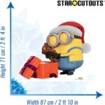 Bob 'Christmas' (Minions) Official Lifesize + Mini Cardboard Cutout / Standee - Image 3