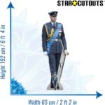 Prince William 'RAF Uniform' (British Royal Family) Lifesize + Mini Cardboard Cutout / Standee - Image 3