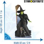 Wicked Witch of The West (The Wizard of Oz) Official Lifesize + Mini Cardboard Cutout / Standee - Image 3