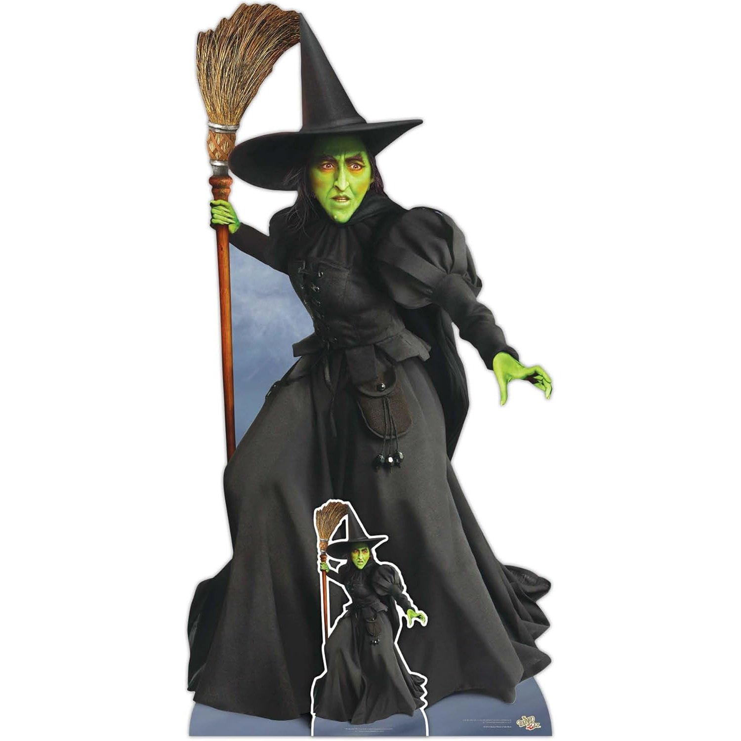 SC4225 Wicked Witch of The West (The Wizard of Oz) Official Lifesize + Mini Cardboard Cutout Standee Wicked Witch of The West (The Wizard of Oz) Official Lifesize + Mini Cardboard Cutout / Standee - Image 1