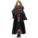 Hermione Granger 'Anime Style' (Harry Potter) Official Lifesize + Mini Cardboard Cutout / Standee