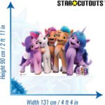 Twilight Sparkle, Rainbow Dash, Pinkie Pie, Rarity, Applejack (My Little Pony) Official Large + Mini Cardboard Cutout / Standee - Image 3