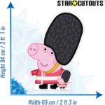 George Pig 'Palace Guard Costume' (Peppa Pig) Official Small + Mini Cardboard Cutout / Standee - Image 3