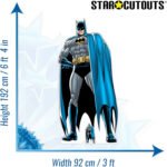 Batman Cape 'Comic Art' (DC Comics) Official Lifesize + Mini Cardboard Cutout / Standee - Image 3