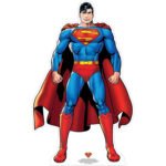 Superman 'Comic Art' (DC Comics) Official Mini Cardboard Cutout / Standee