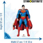 Superman 'Comic Art' (DC Comics) Official Mini Cardboard Cutout / Standee - Image 3