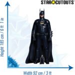 Batman 'Michael Keaton' (DC Comics: The Flash 2023) Official Lifesize + Mini Cardboard Cutout / Standee - Image 3