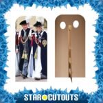 King Charles III & Queen Camilla 'Order of the Garter' (British Royal Family) Lifesize Stand-In Cardboard Cutout / Standee - Image 2