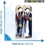 King Charles III & Queen Camilla 'Order of the Garter' (British Royal Family) Lifesize Stand-In Cardboard Cutout / Standee - Image 3