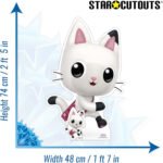 Pandy Paws (Gabby's Dollhouse) Official Small + Mini Cardboard Cutout / Standee - Image 3