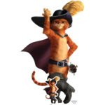 Puss in Boots 'Ole Pose' (Puss in Boots: The Last Wish) Official Small + Mini Cardboard Cutout / Standee