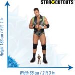 LA Knight 'Shaun Edward Ricker' (WWE) Official Lifesize + Mini Cardboard Cutout / Standee - Image 3