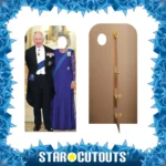 King Charles III & Queen Camilla (British Royal Family) Lifesize Stand-In Cardboard Cutout / Standee - Image 2