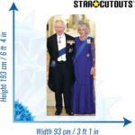 King Charles III & Queen Camilla (British Royal Family) Lifesize Stand-In Cardboard Cutout / Standee - Image 3