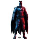 The Batman 'Robert Pattinson' Red & Blue Style (The Batman 2022) Official Mini Cardboard Cutout / Standee