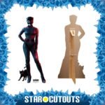 Catwoman 'Zoë Kravitz' Red & Blue Style (The Batman 2022) Official Mini Cardboard Cutout / Standee - Image 2