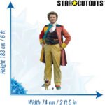 The Sixth Doctor 'Colin Baker' (Doctor Who) Official Lifesize + Mini Cardboard Cutout / Standee - Image 3
