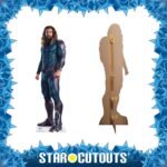Aquaman 'Jason Momoa' Blue Suit (Aquaman and the Lost Kingdom) Official Lifesize + Mini Cardboard Cutout / Standee - Image 2