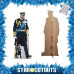 King Charles III 'Royal Uniform' (British Royal Family) Lifesize + Mini Cardboard Cutout / Standee - Image 2