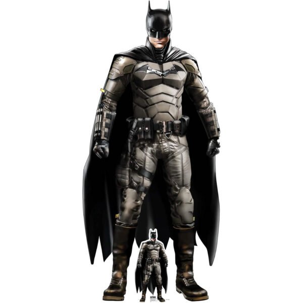 The Batman 'Robert Pattinson' Masterpiece Graphic Art Style (The Batman 2022) Official Lifesize + Mini Cardboard Cutout / Standee
